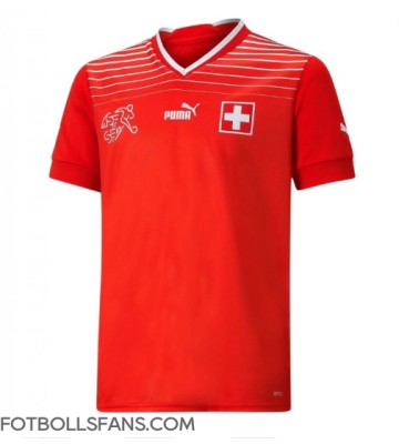 Schweiz Replika Hemmatröja VM 2022 Kortärmad